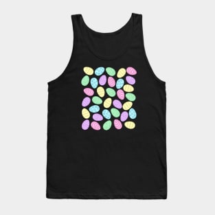 Cute Pastel Easter Eggs Seamless Holiday Doodle Design, made by EndlessEmporium Tank Top